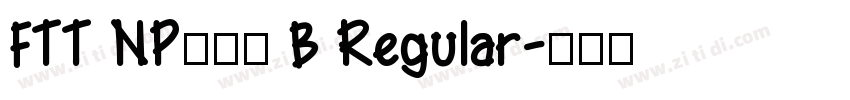 FTT NPロダン B Regular字体转换